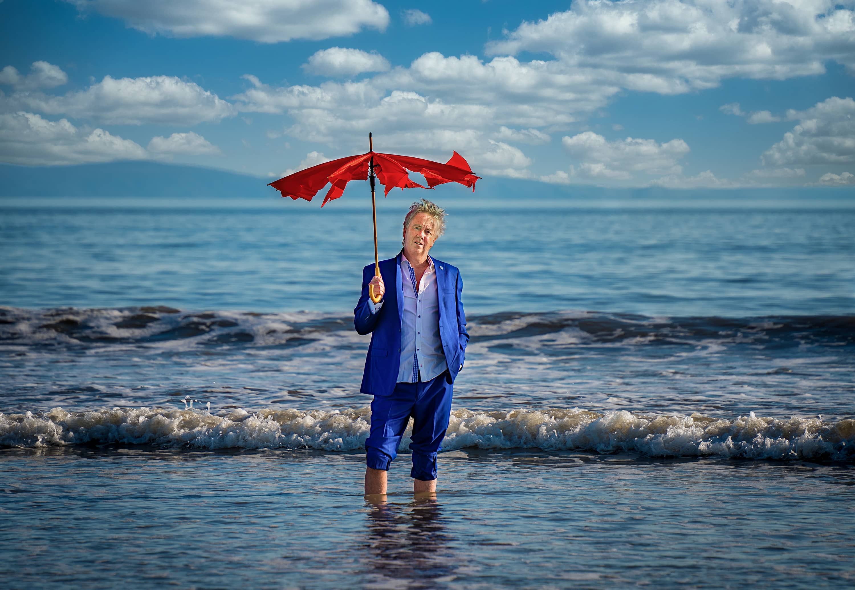 Brolly in the sea